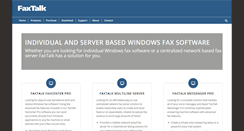 Desktop Screenshot of faxtalk.com